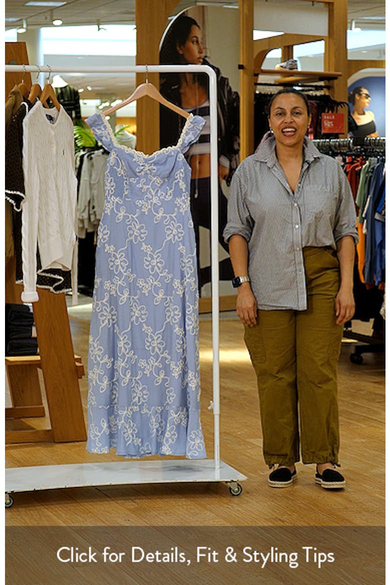 Ellise Lace Trim Soutache Midi Sundress video