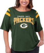 G-III 4HER BY CARL BANKS Women's G-III 4Her by Carl Banks Green Green Bay Packers Plus Size Linebacker T-Shirt
