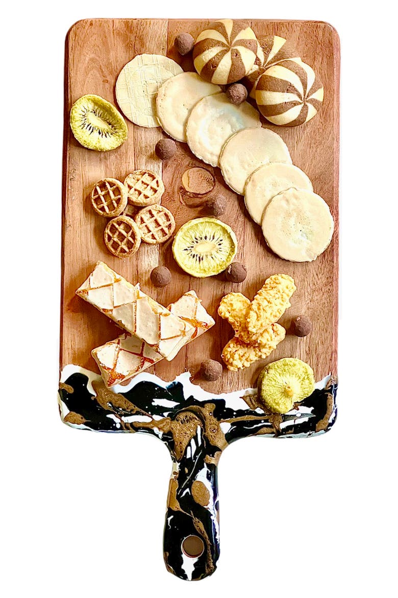 Acacia Wood Platter, Alternate, color, BROWN