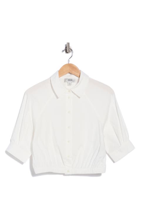 Cropped Short Sleeve Shirt