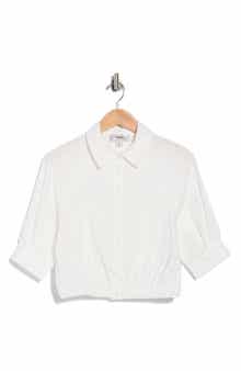 Cropped Short Sleeve Shirt