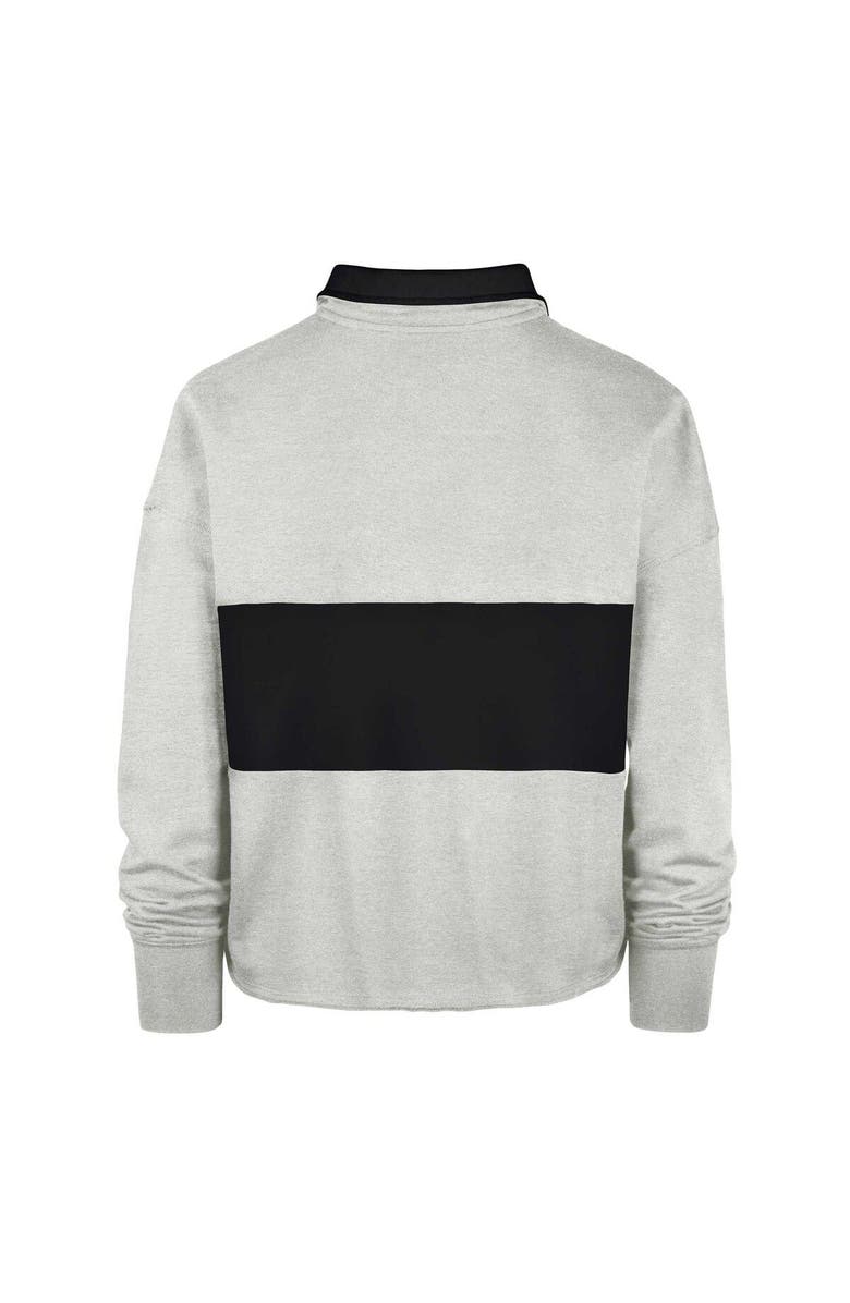 '47 Women's '47 Gray Alabama Crimson Tide Next Level Remi Cropped Quarter-Zip Sweatshirt, Alternate, color, 