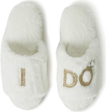 Novelty Faux Fur Bridal Slide