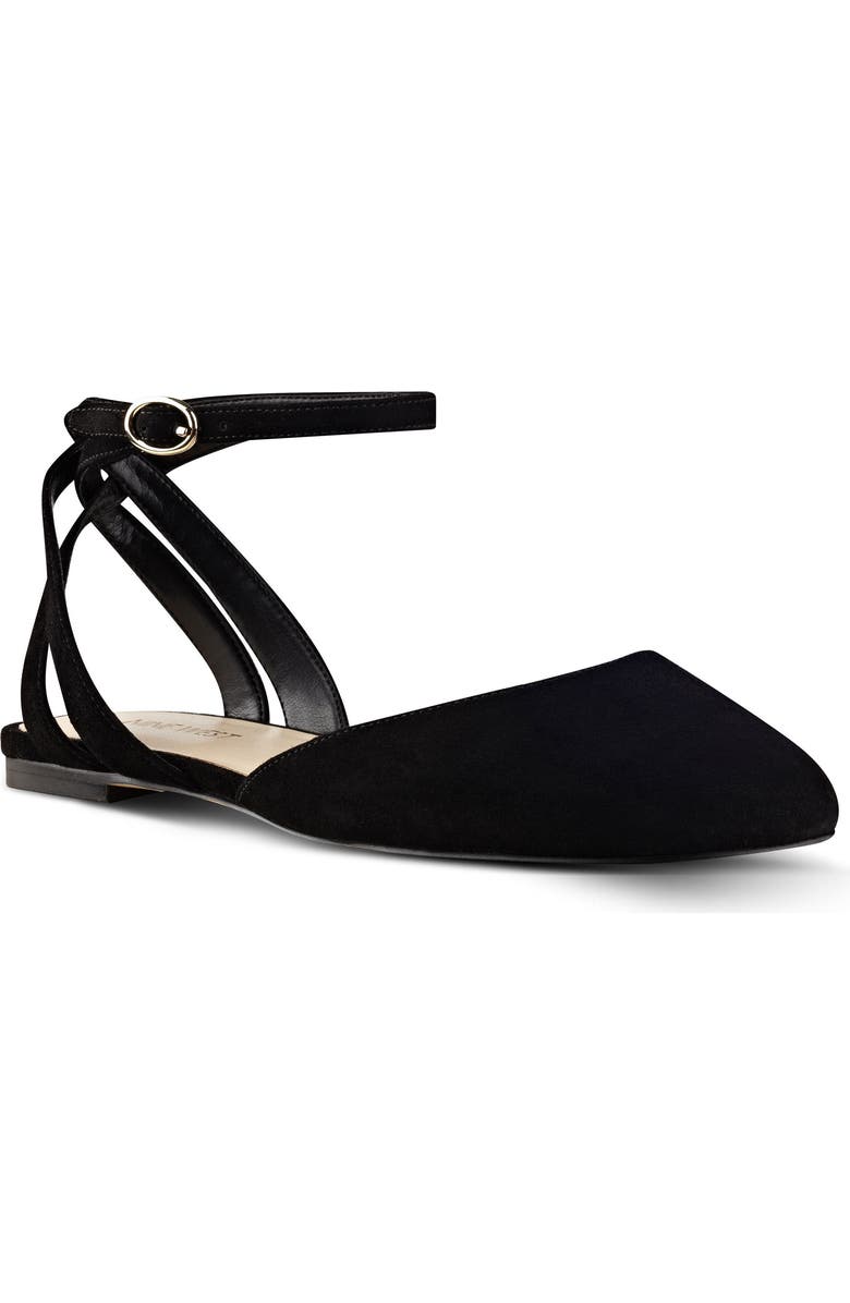 Nine West Begany Ankle Strap Flat, Main, color,