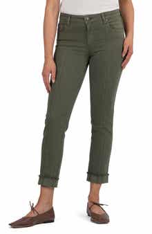 KUT from the Kloth Amy Fray Hem Cuff Skinny Jeans