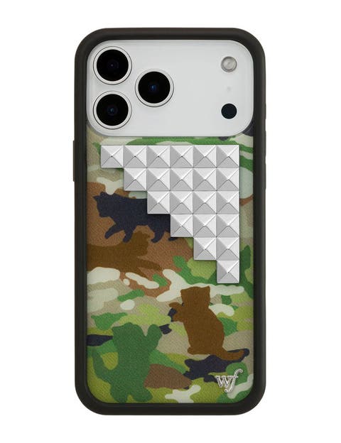 Cat Camo Stud iPhone 17/17 Pro/17 Pro Max Case