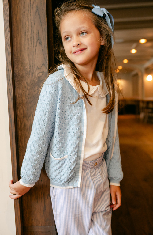 Little Paper Kids Audrey Pants In Blue