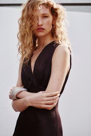 H&M Sleeveless satin dress