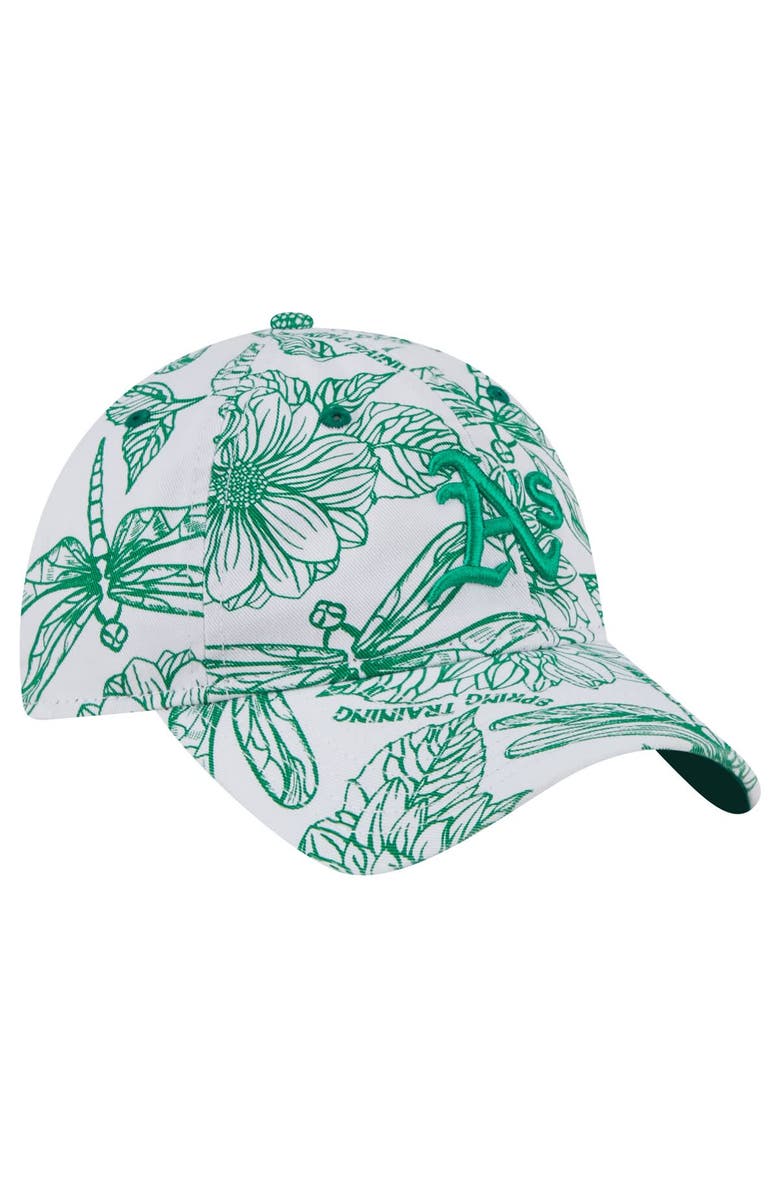 New Era Men's New Era White Athletics Spring Training 9TWENTY Adjustable Hat, Alternate, color, 