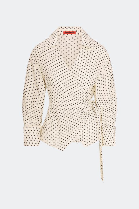 Anya Crepe Wrap Top