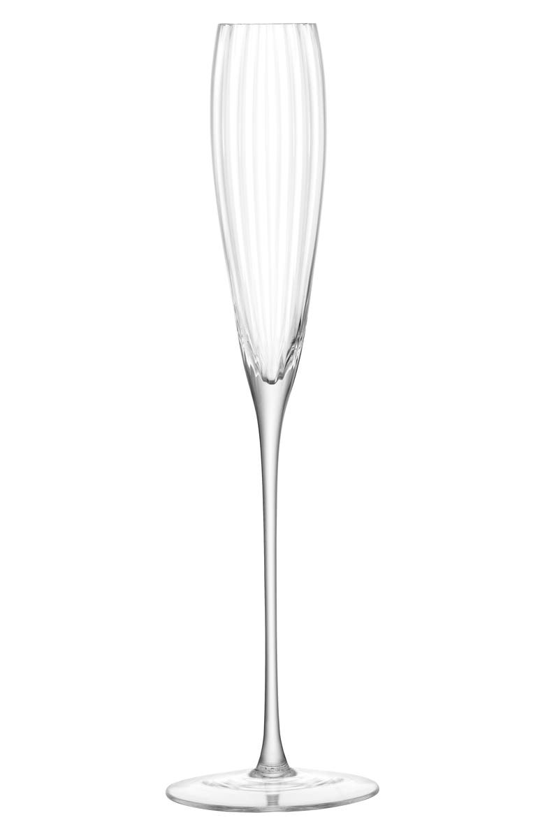LSA Aurelia Set of 2 Grand Champagne Flutes, Main, color, Clear