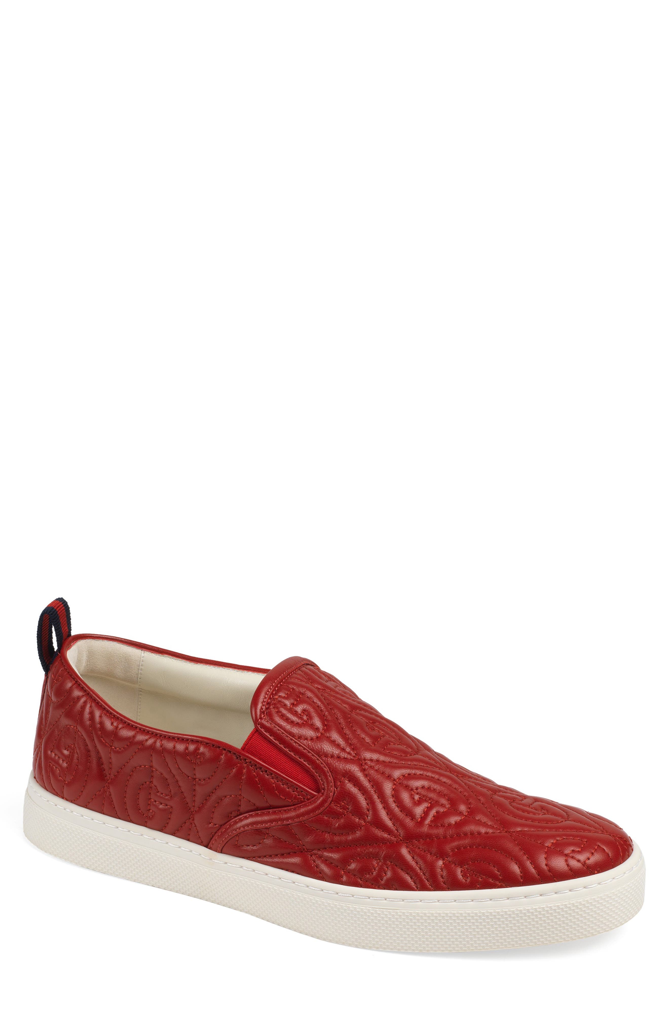 Quilted Sneaker, Main, color, RED MULTI