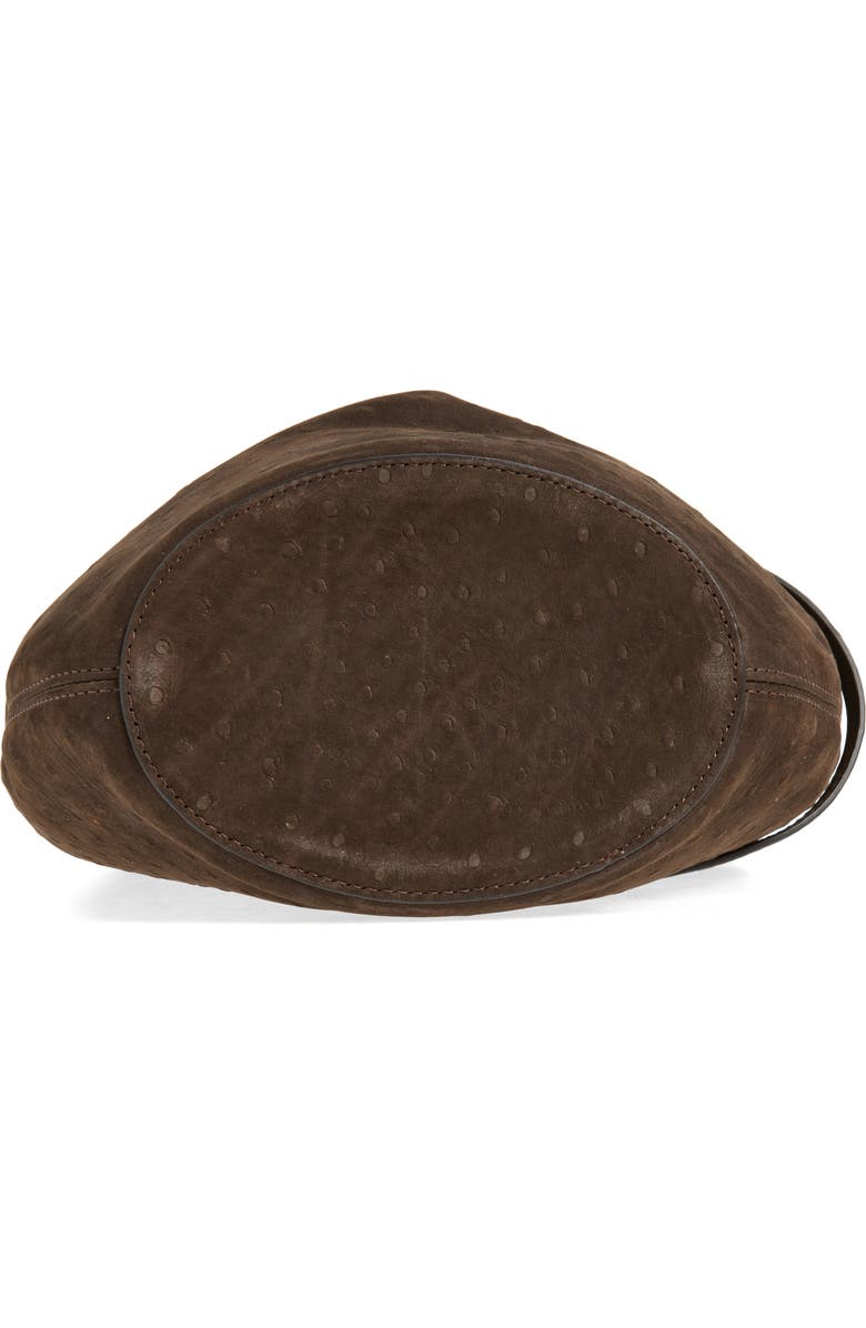 LIFFNER Belted Suede Bucket Bag, Alternate, color, Dark Brown
