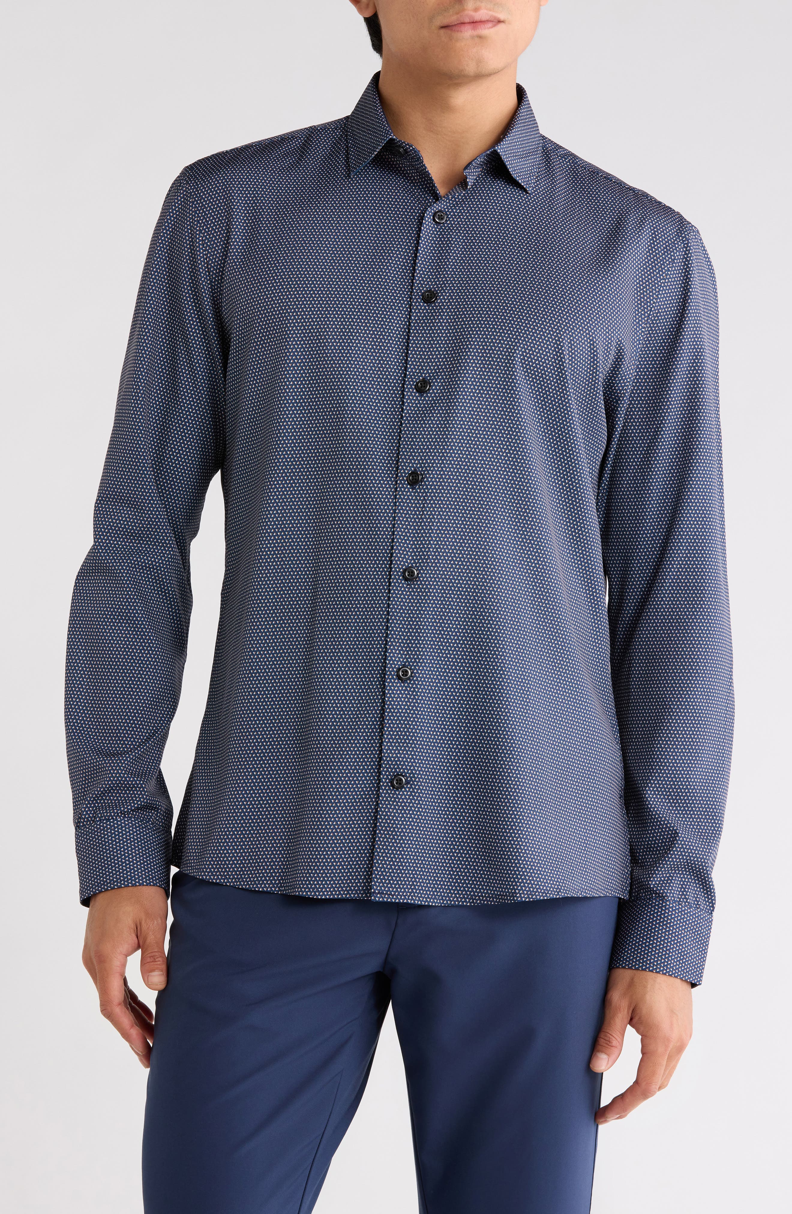 Microfiber Long Sleeve Sport Shirt