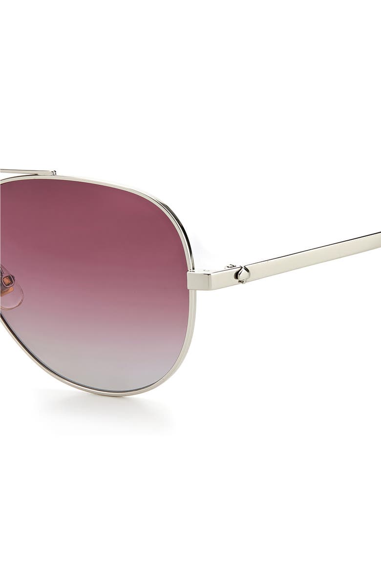 Kate Spade New York avaline2 58mm gradient aviator sunglasses, Alternate, color,