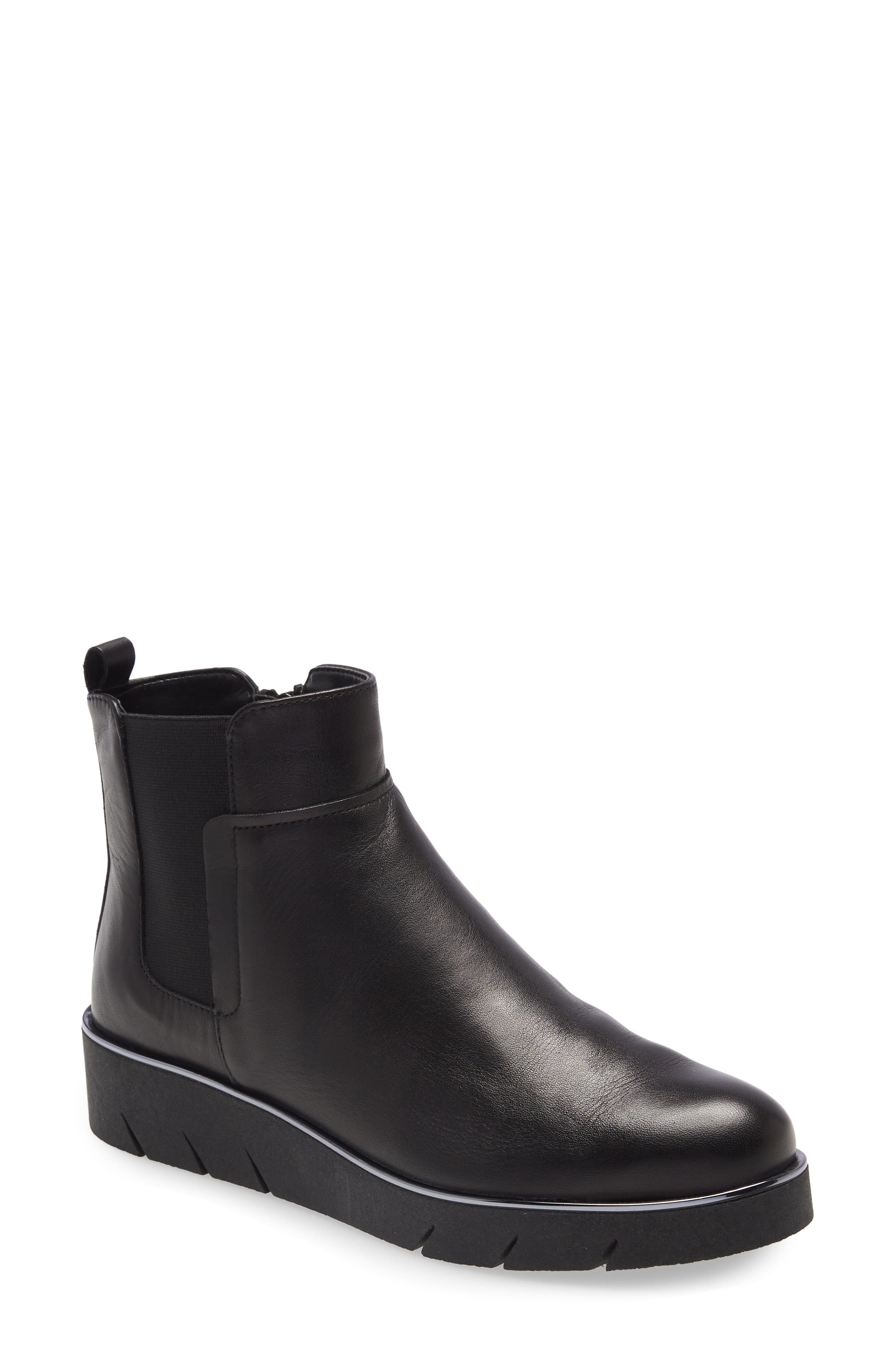 The FLEXX Slimmer Chelsea Wedge Boot, Main, color, 