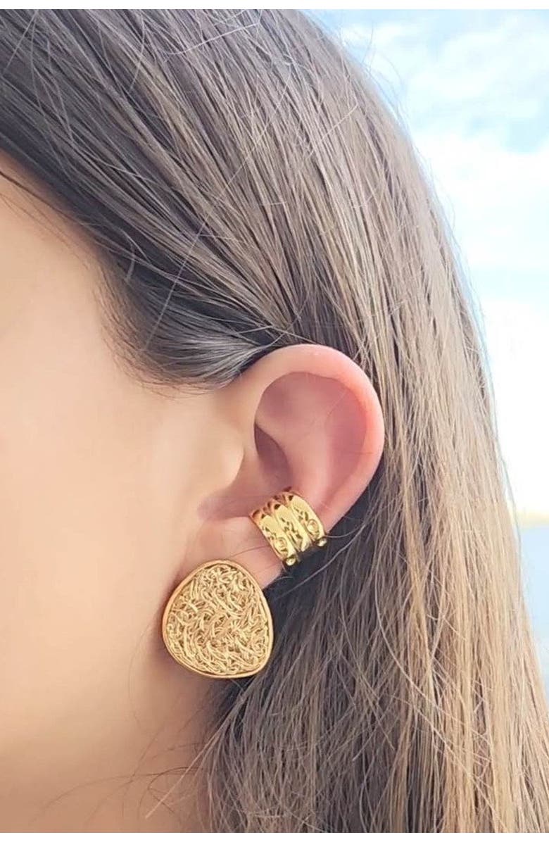 Daniela Millan Jewelry Sense Ear Cuff, Alternate, color, Gold