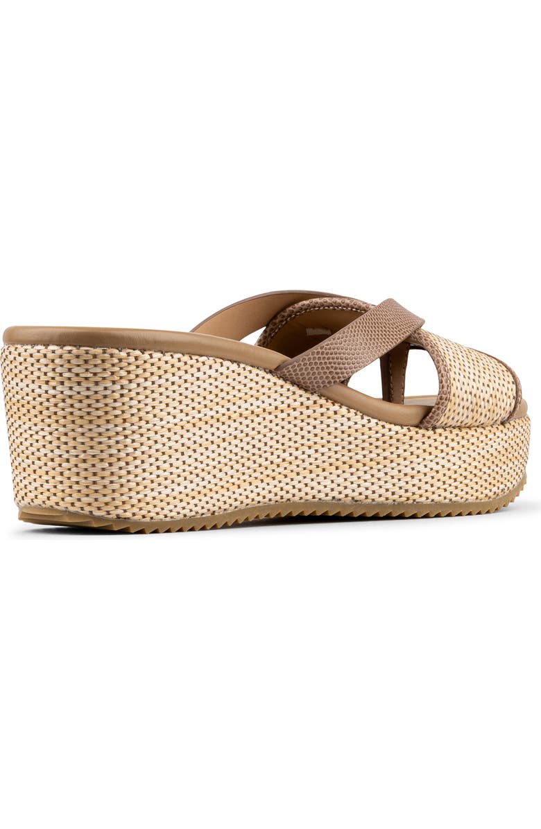 Donald Pliner Sotira Platform Wedge Sandal, Alternate, color, Tobacco