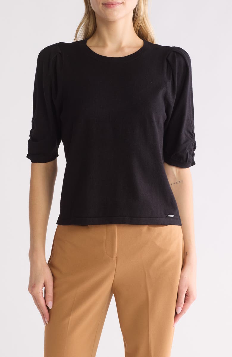 Calvin Klein Elbow-Length Sleeve Sweater, Main, color, 