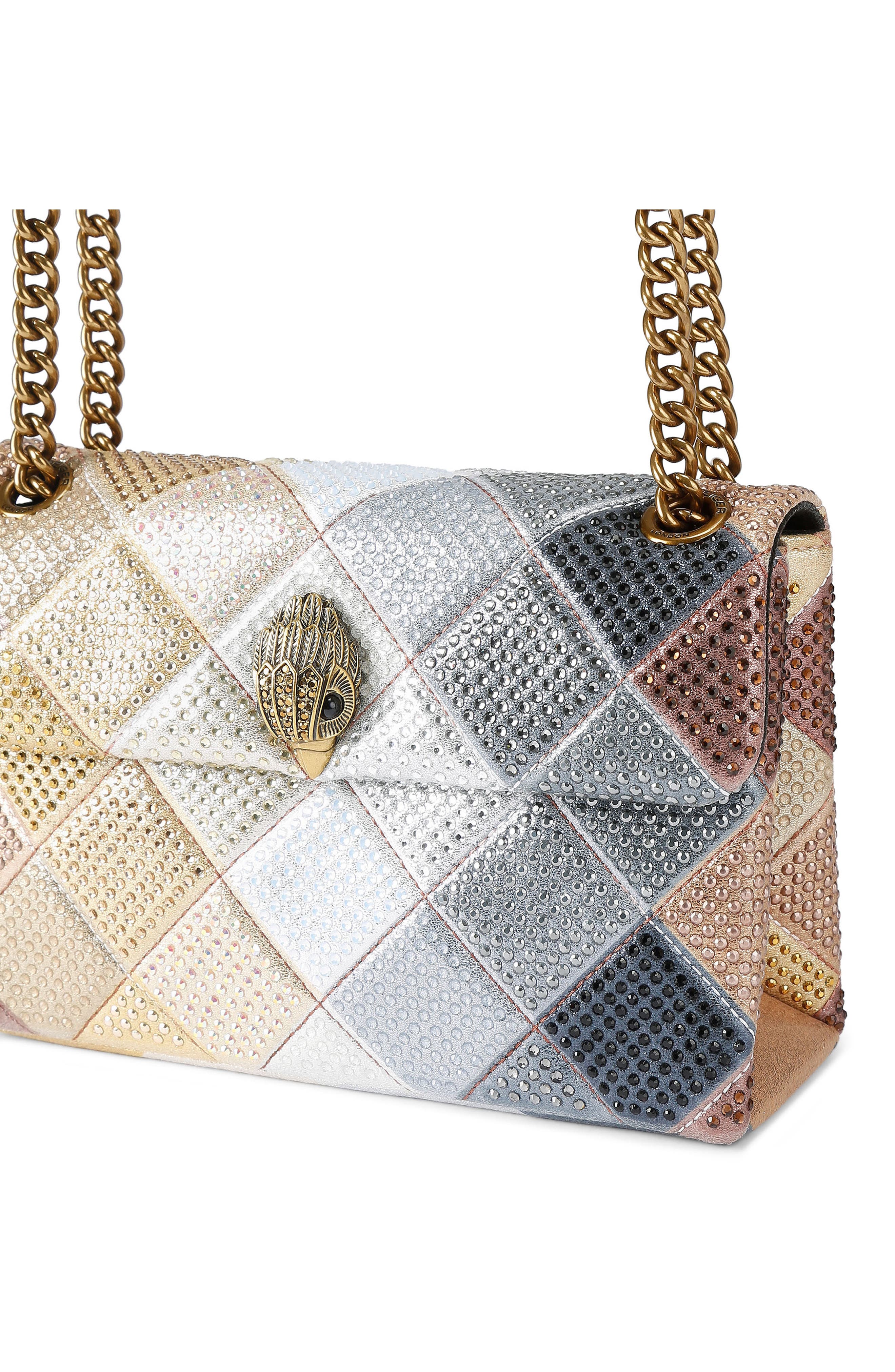 Kurt Geiger London Medium Kensington Convertible Shoulder Bag, Alternate, color, Open Grey