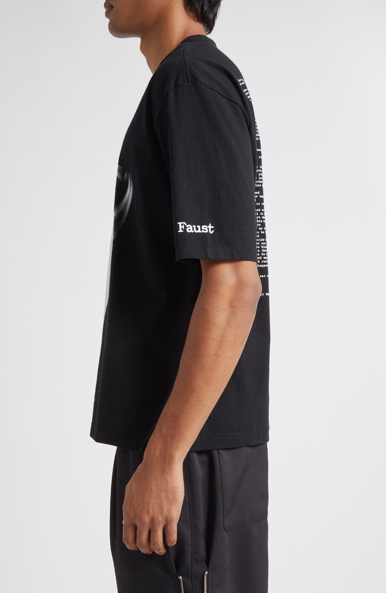 Undercover Oversize Faust Graphic T-Shirt, Alternate, color, Black