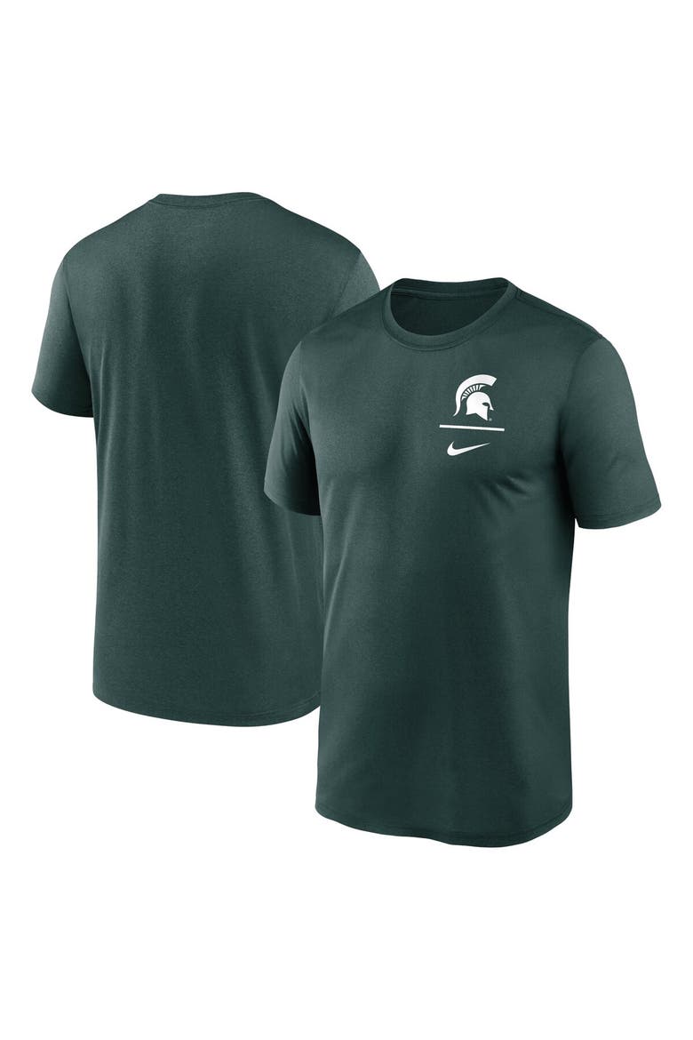 Men's Nike Green Michigan State Spartans Primary Logo Legend Performance T-Shirt, Main, color, Green