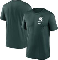 Nike Men's Nike Green Michigan State Spartans Primary Logo Legend Performance T-Shirt