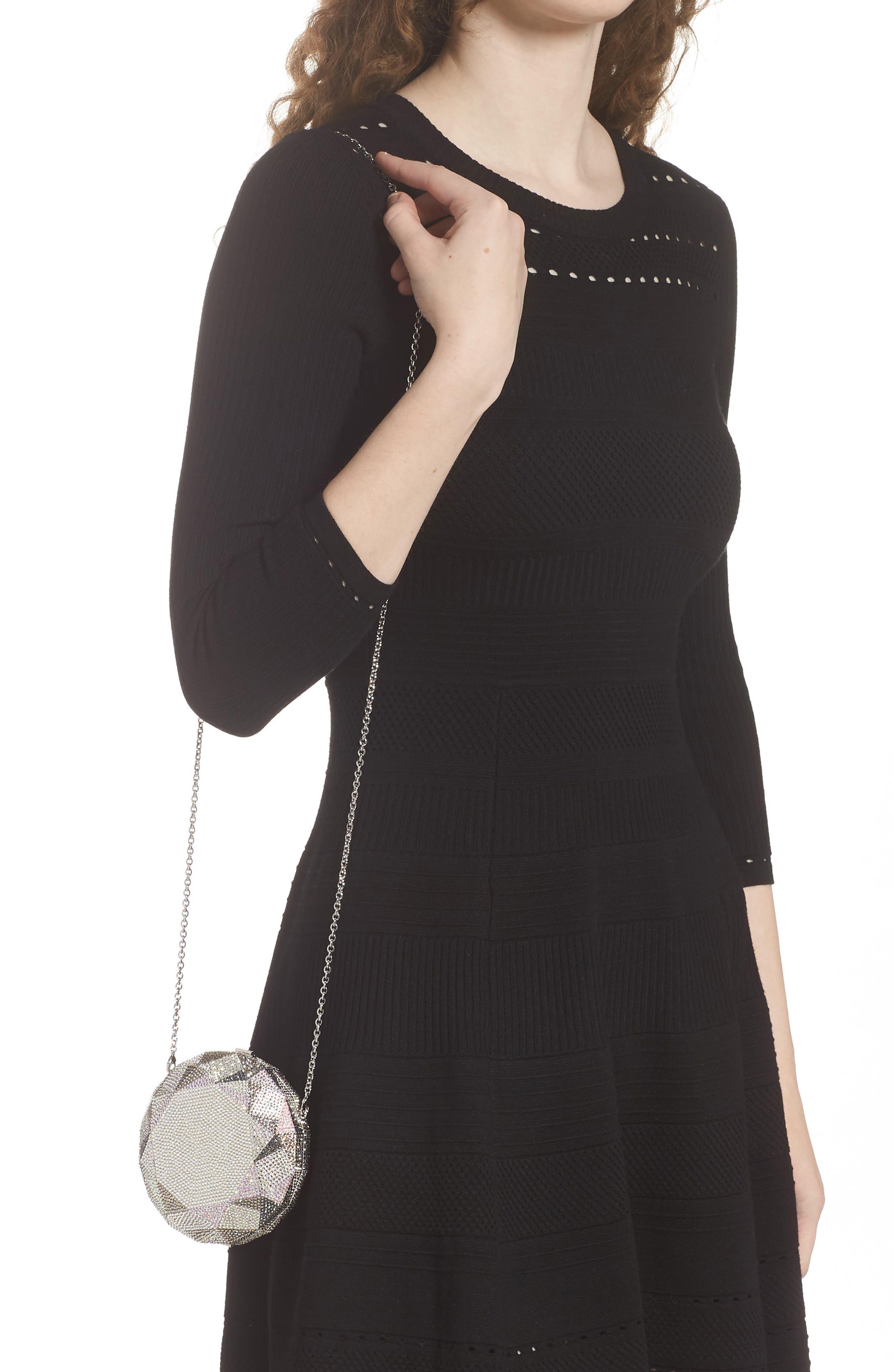 JUDITH LEIBER COUTURE Diamond Flawless Crystal Clutch, Alternate, color, 