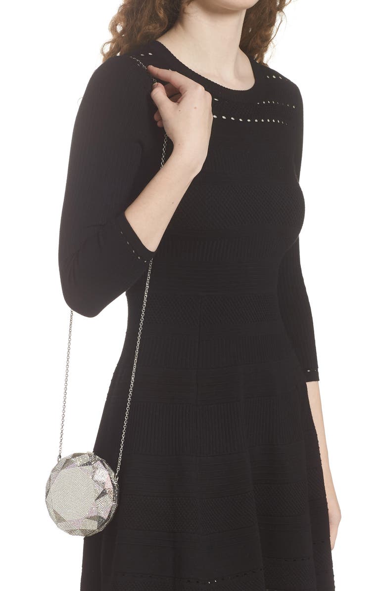 JUDITH LEIBER COUTURE Diamond Flawless Crystal Clutch, Alternate, color,