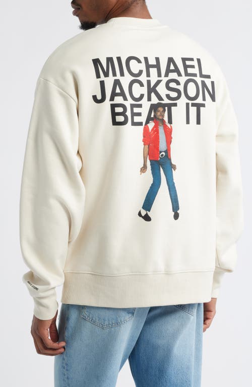 Shop Santo Studio Beat It Sweatshirt In Cream