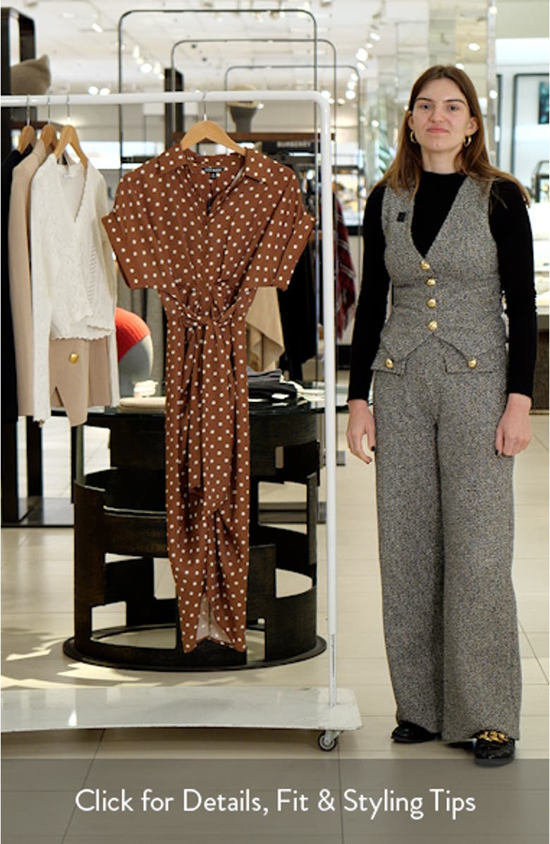 Tori Polka Dot Shirtdress, sales video thumbnail