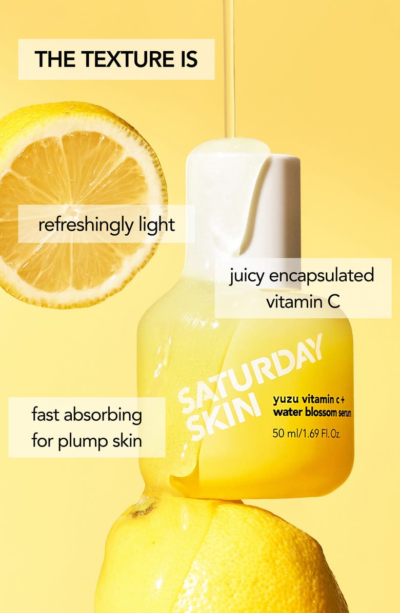 Saturday Skin Yuzu Vitamin C+ Water Blossom Serum, Alternate, color, 