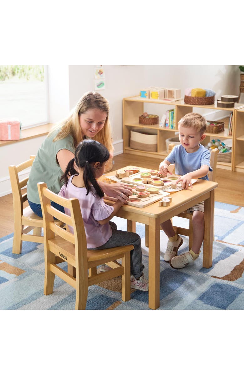 Kaplan Early Learning Company Mountain Clouds Carpet - 4' x 6' Rectangle, Alternate, color, Blue