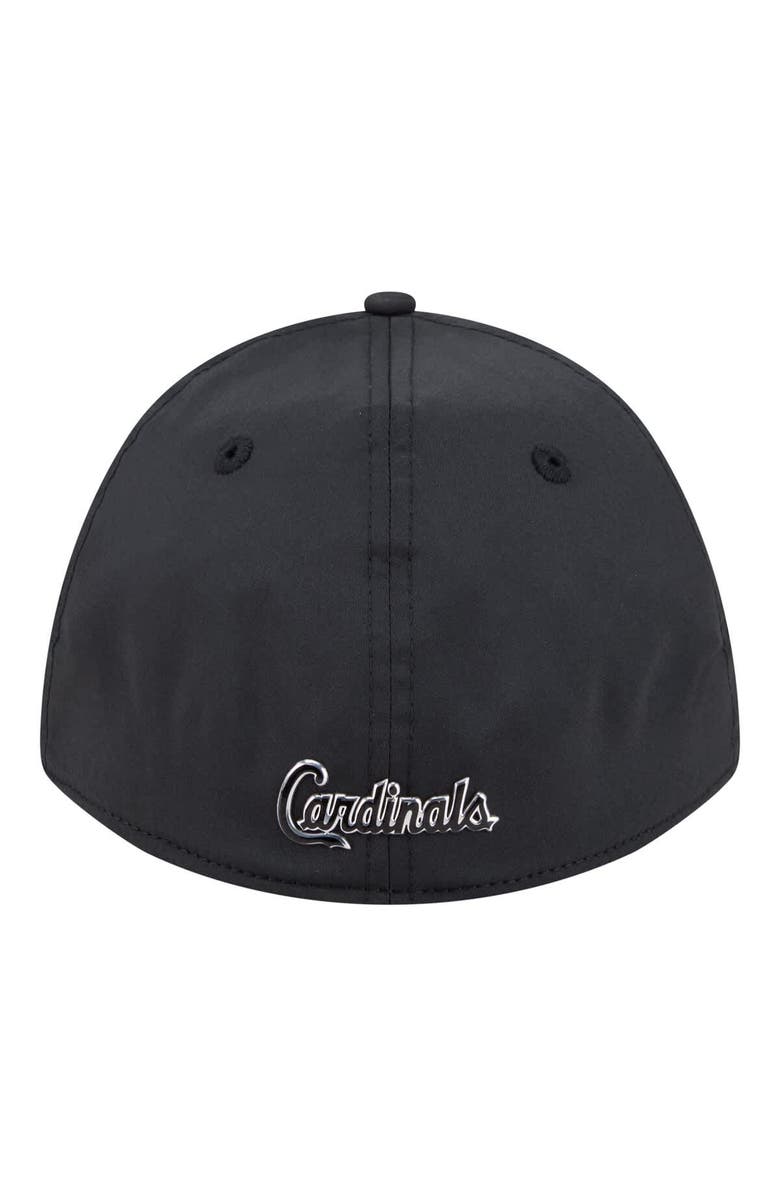 New Era Men's New Era Black St. Louis Cardinals Metallic 39THIRTY M-Crown Flex Hat, Alternate, color, Black