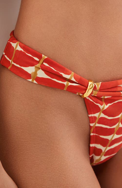 Vix Swimwear Agni Bia Tube Bikini Bottoms In Red