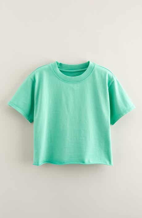 Kids' Crop Cotton T-Shirt