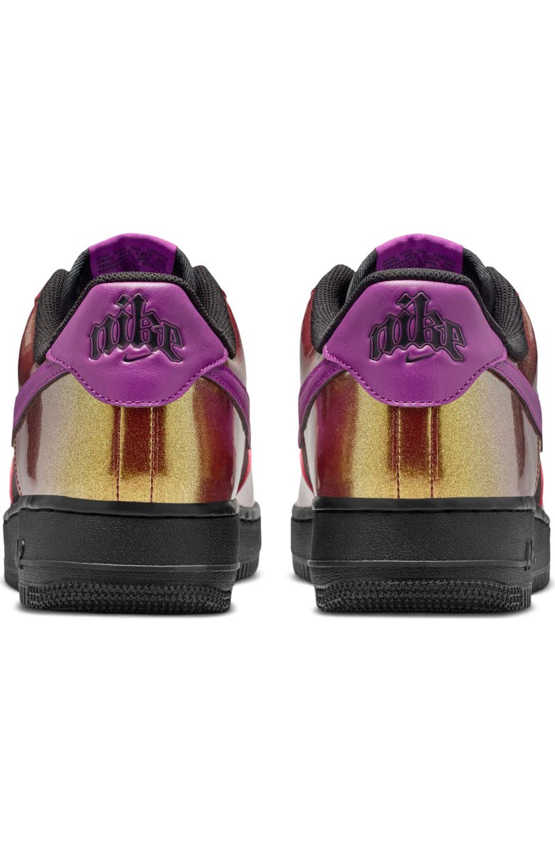 Nike Air Force 1 '07 LV8 Basketball Sneaker, Alternate, color, Black/ Bold Berry