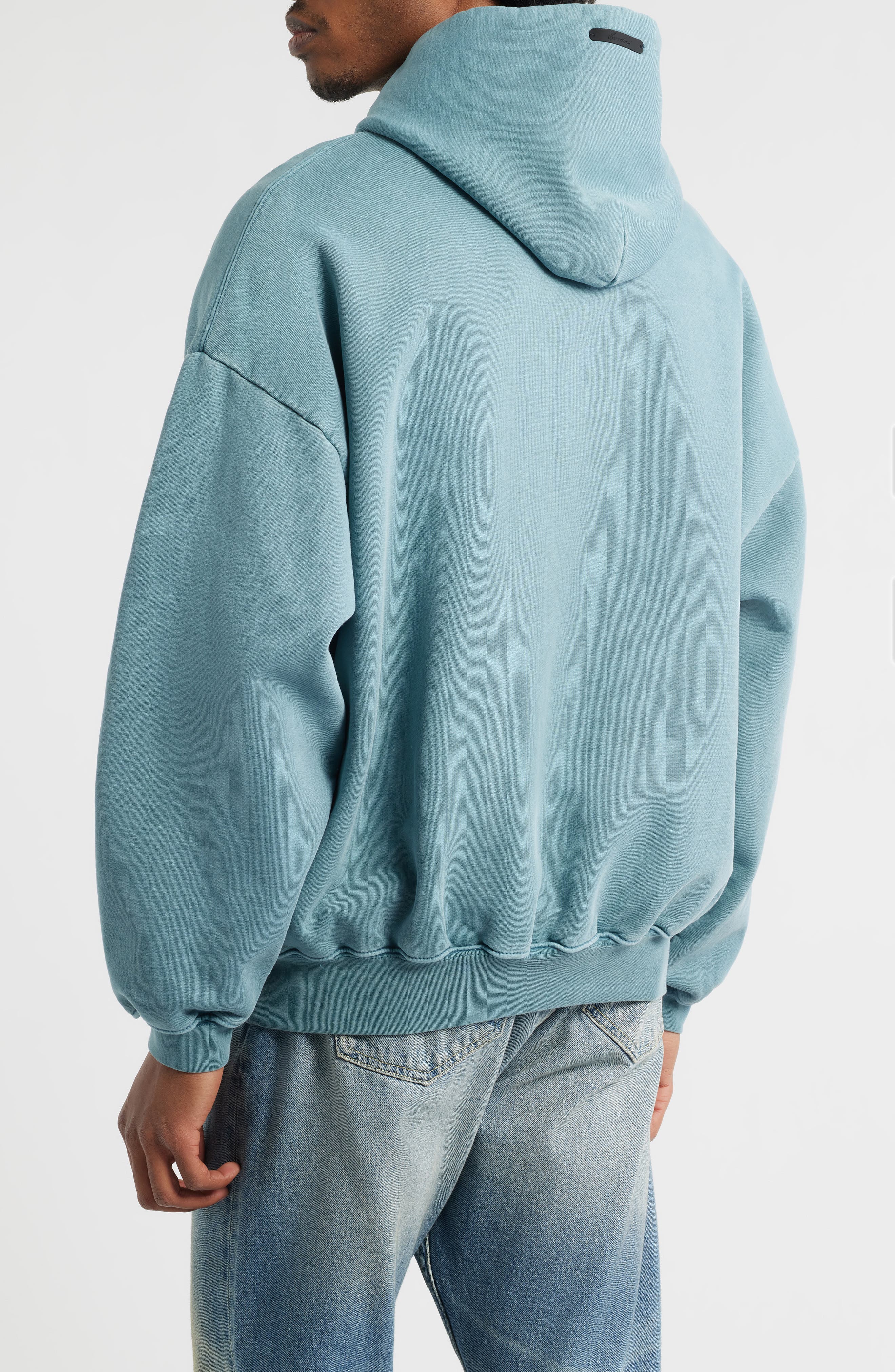 Fear of God Essentials Campus '90s Fleece Logo Graphic Hoodie (Men