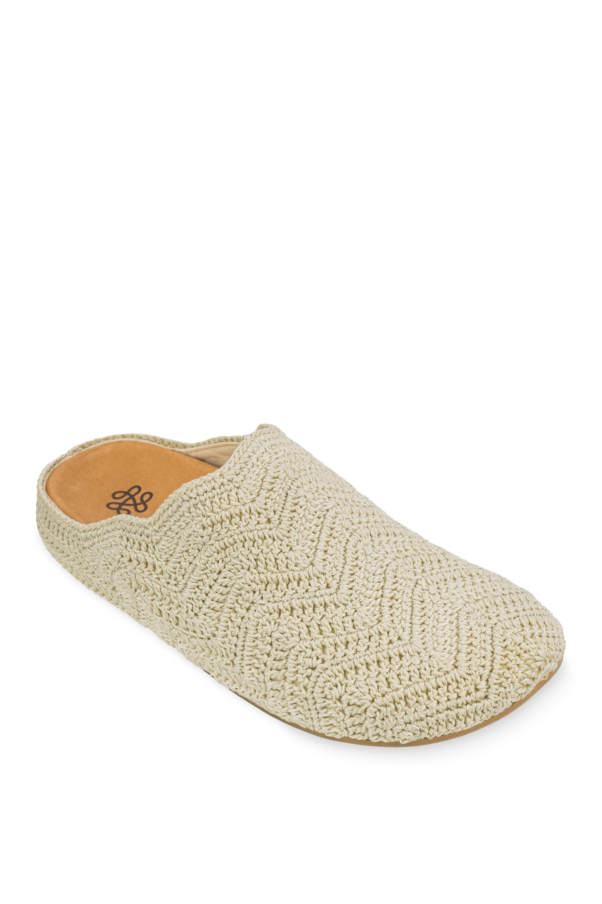 The Sak Bolinas Crochet Ripple Clog, Alternate, color, Natural Ripple