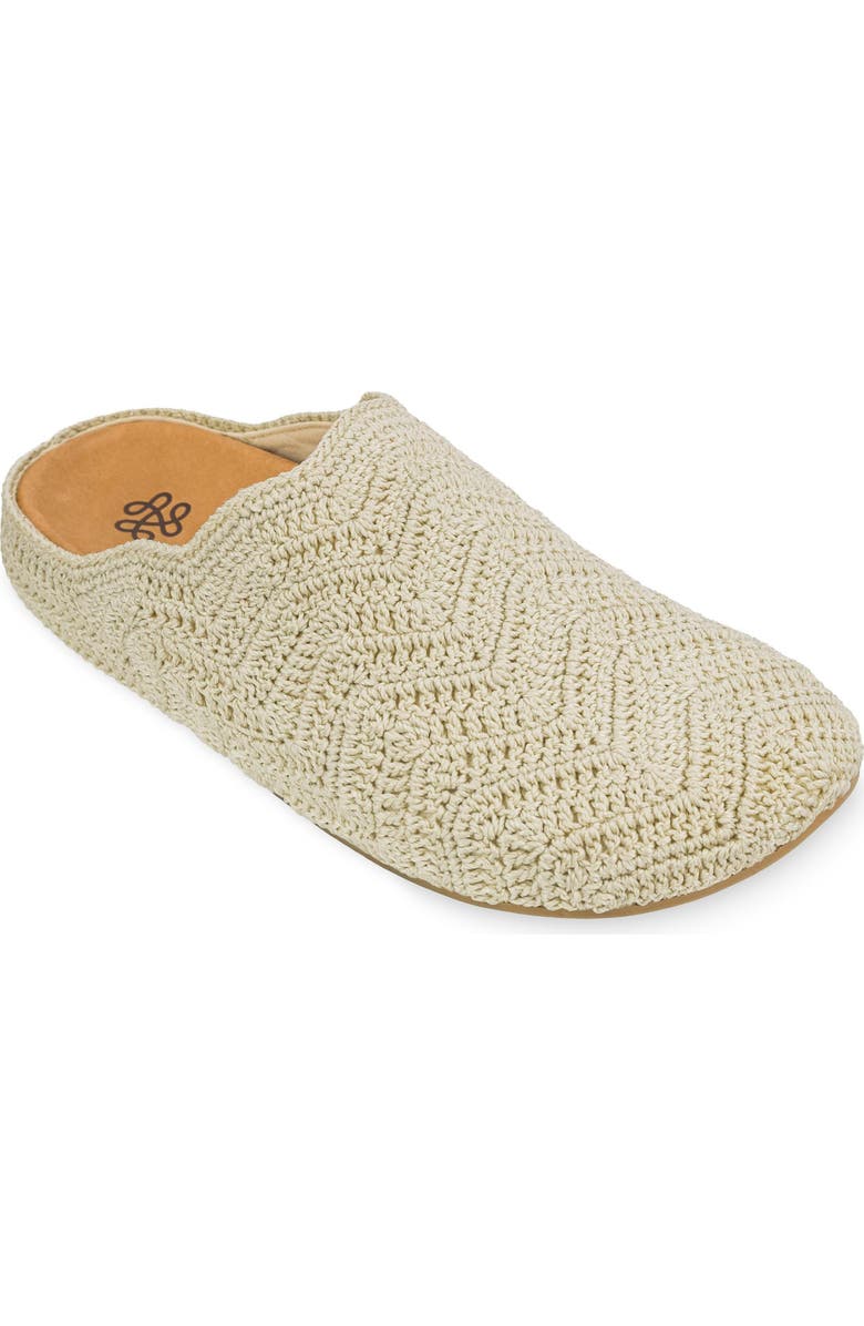 The Sak Bolinas Crochet Ripple Clog, Alternate, color, Natural Ripple