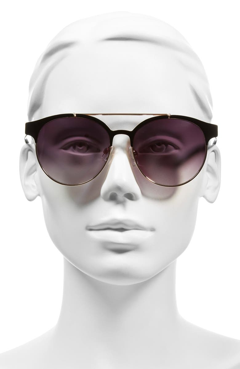 BP. 55mm Round Sunglasses, Alternate, color, 