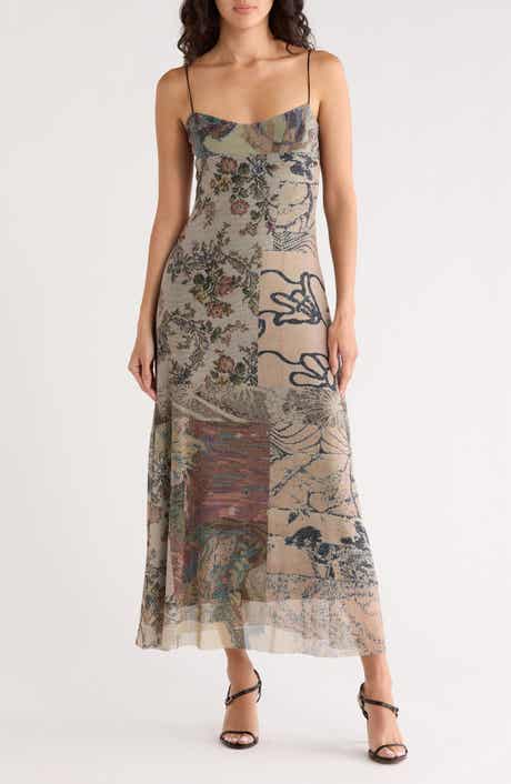 Desigual Tapestry Print Slipdress
