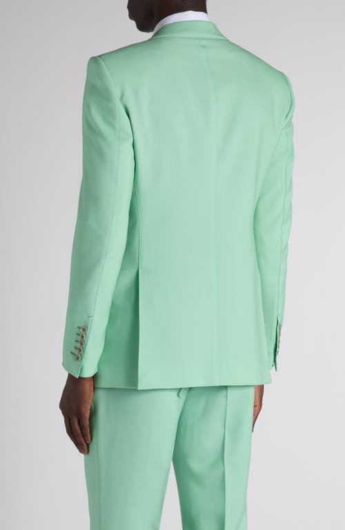 Tom Ford Compact Hopsack Blazer In Green