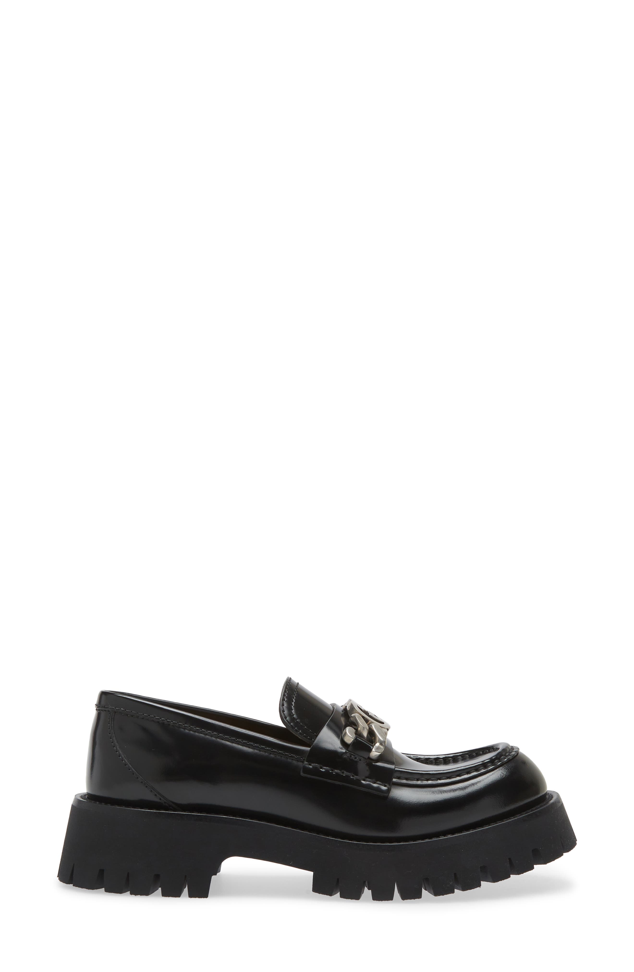 Gucci Jeanne Moc Toe Platform Loafer, Alternate, color, 