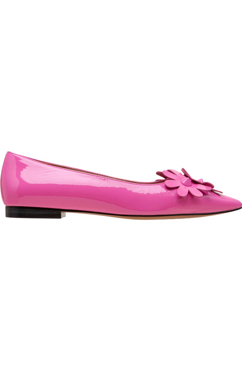 Linea Paolo Narcisus Pointed Toe Flat, Alternate, color, Magenta Patent