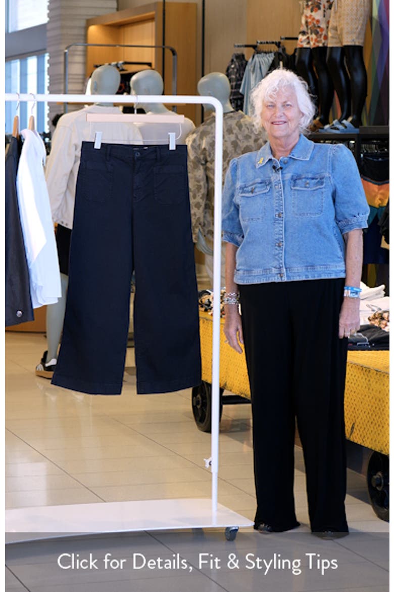 Stretch Cotton Twill Crop Pants video