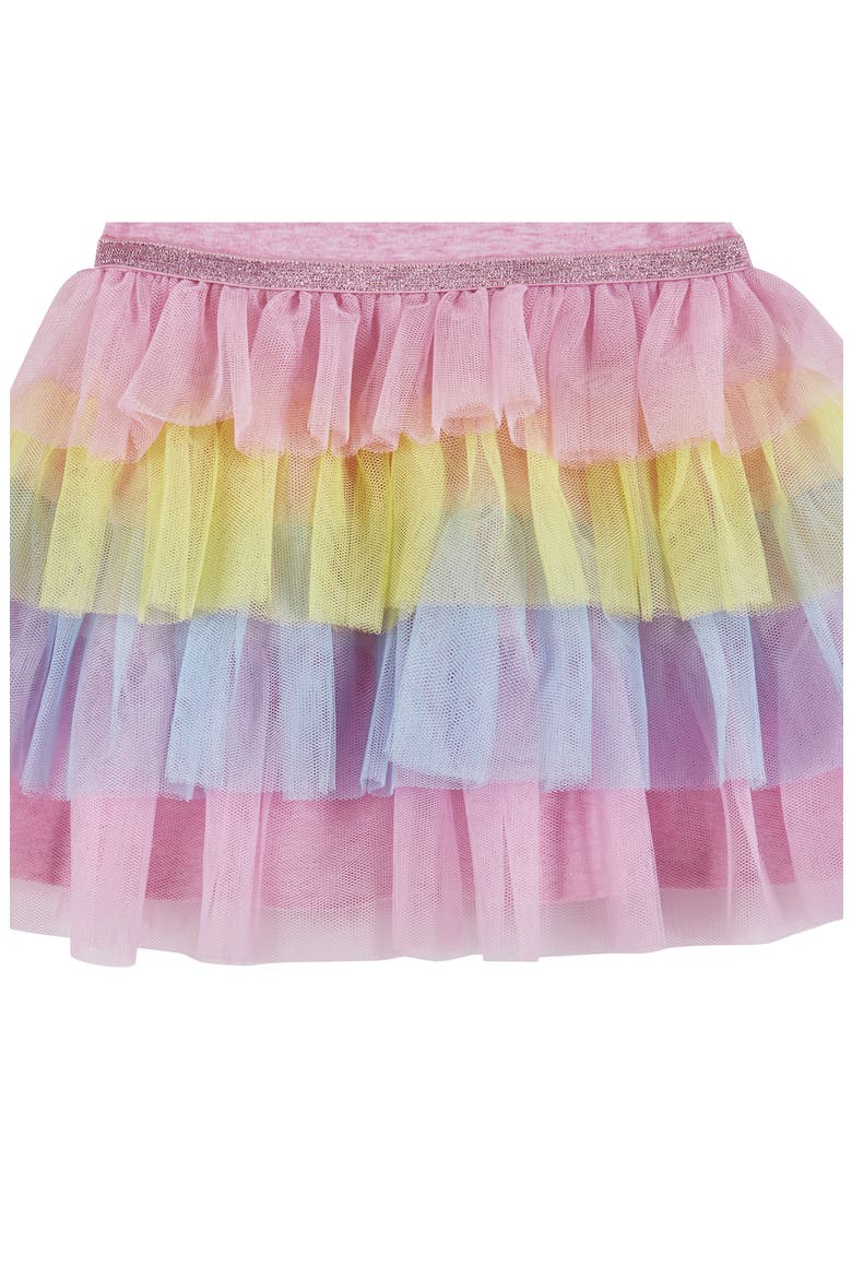 Puff Sleeve Tiered Dress, Alternate, color, PINK PUFF