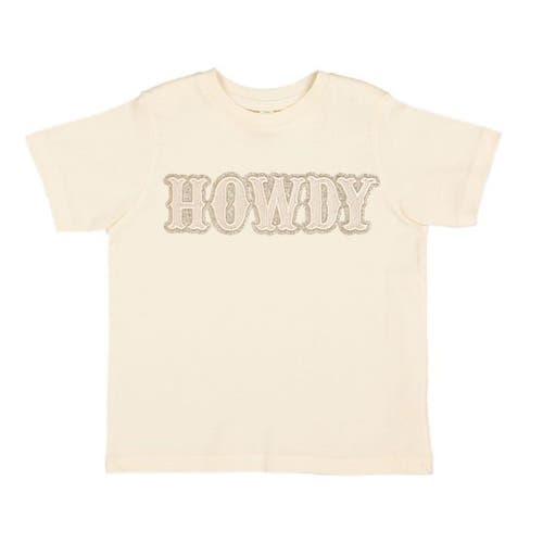 Sweet Wink Howdy Patch Short Sleeve T-shirt In Brown