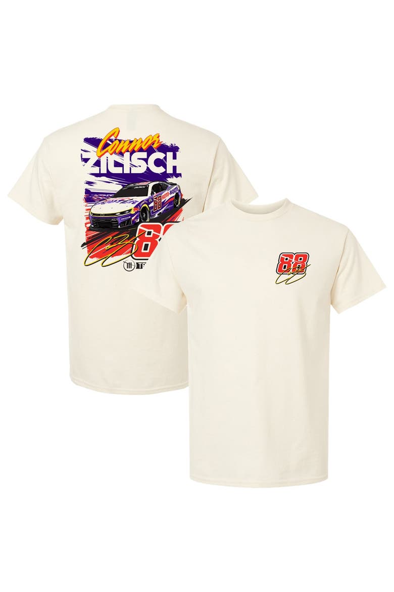 Men's Trackhouse Racing Team Collection White Connor Zilisch Roto-Rooter Car T-Shirt, Main, color, White