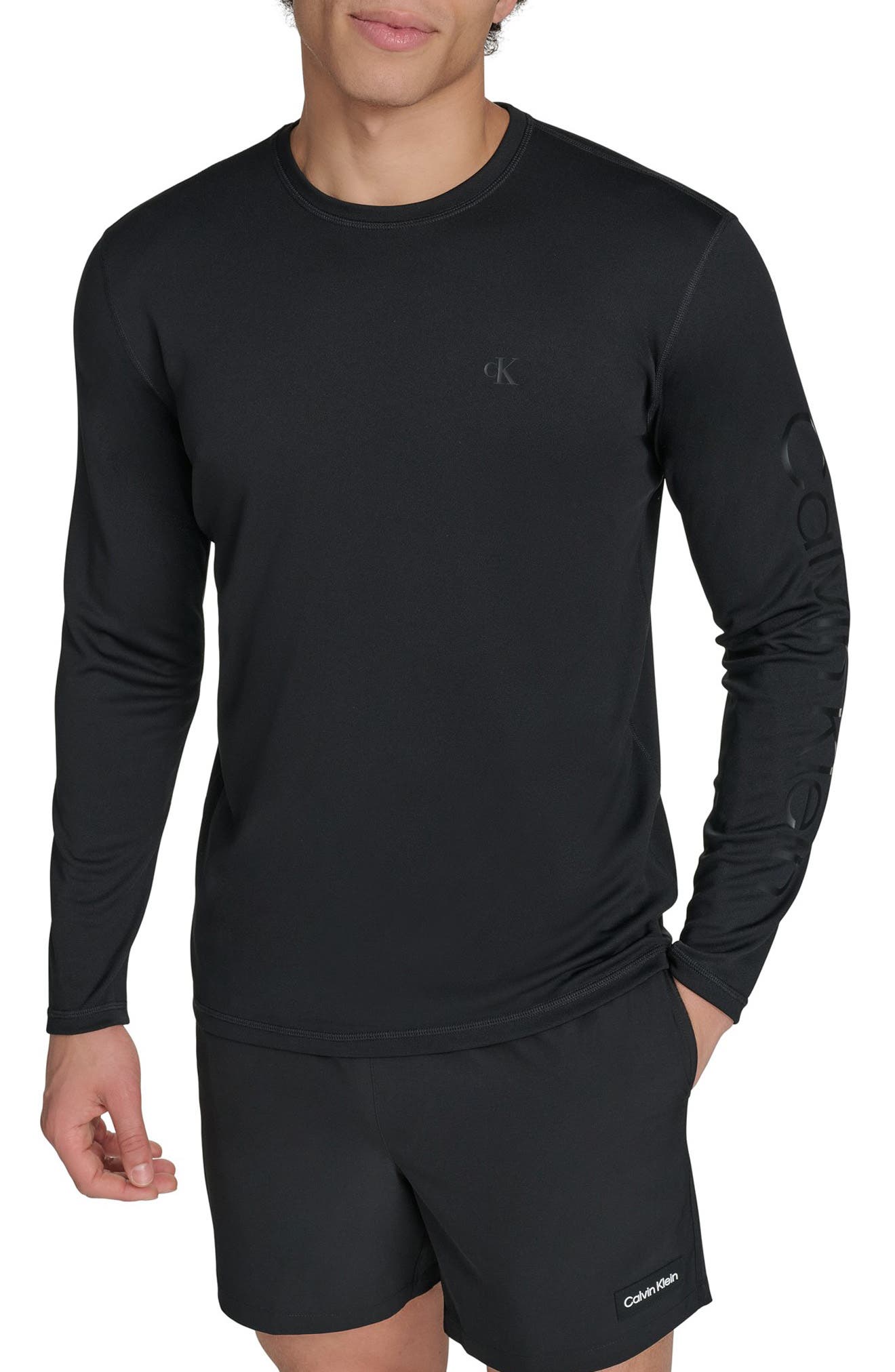 Monogram Logo Long Sleeve Rashguard